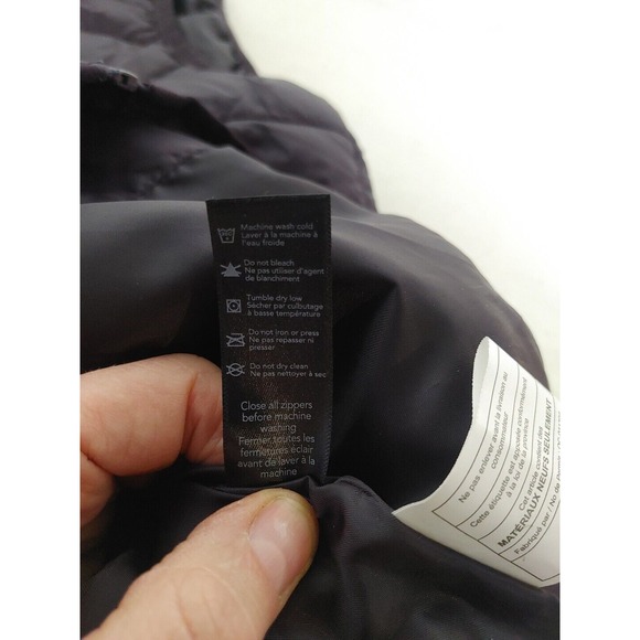 Purple Puffer‎ Vest Womens Small Lightweight Packable Hiking Warm Pockets. - Picture 11 of 13